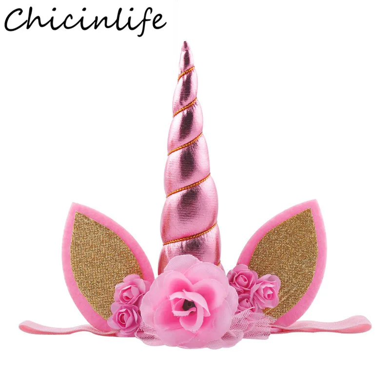 Chicinlife 1 шт. повязка на голову с рогом единорога аксессуары для волос день рождения