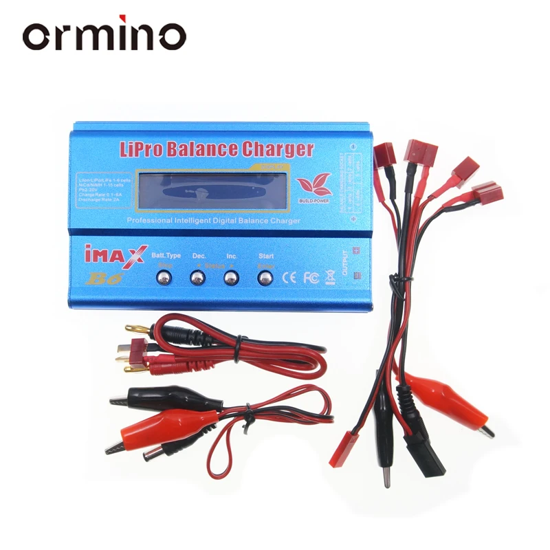 Балансирующее зарядное устройство Ormino IMAX B6 NiMh li ion Ni Cd Цифровое Dis 2S 6S Lipo RC Drone FPV