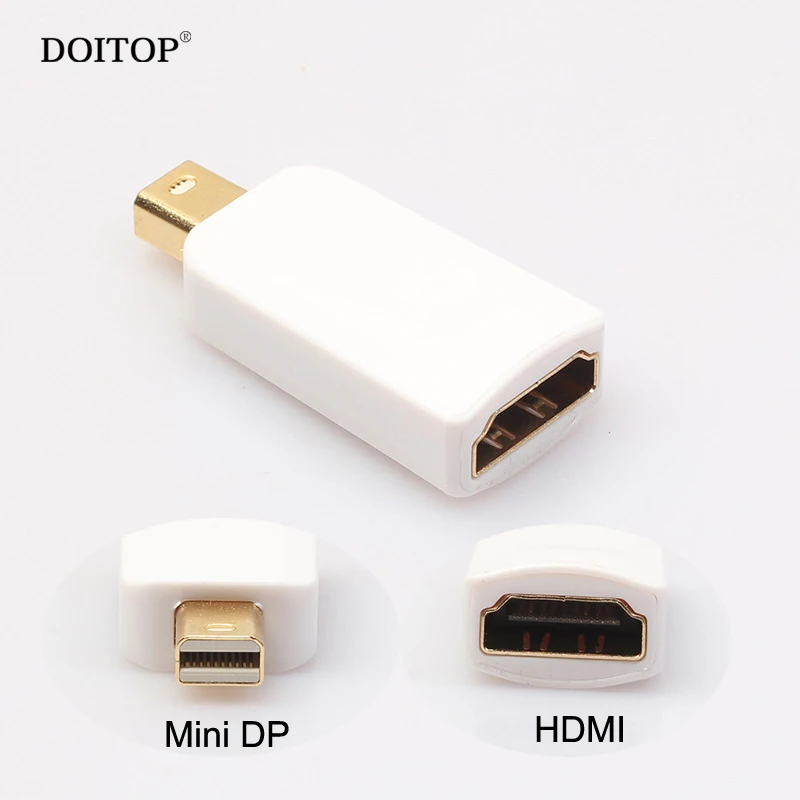 DOITOP Mini DisplayPort DP штекер HDMI Женский конвертер кабель 1080P видео аудио разъем мини