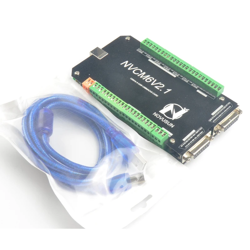 CNC MACH3 USB 6 осевой 4 5 125 кГц USBCNC 16I 16O Гладкий степпер контроллер движения плата для