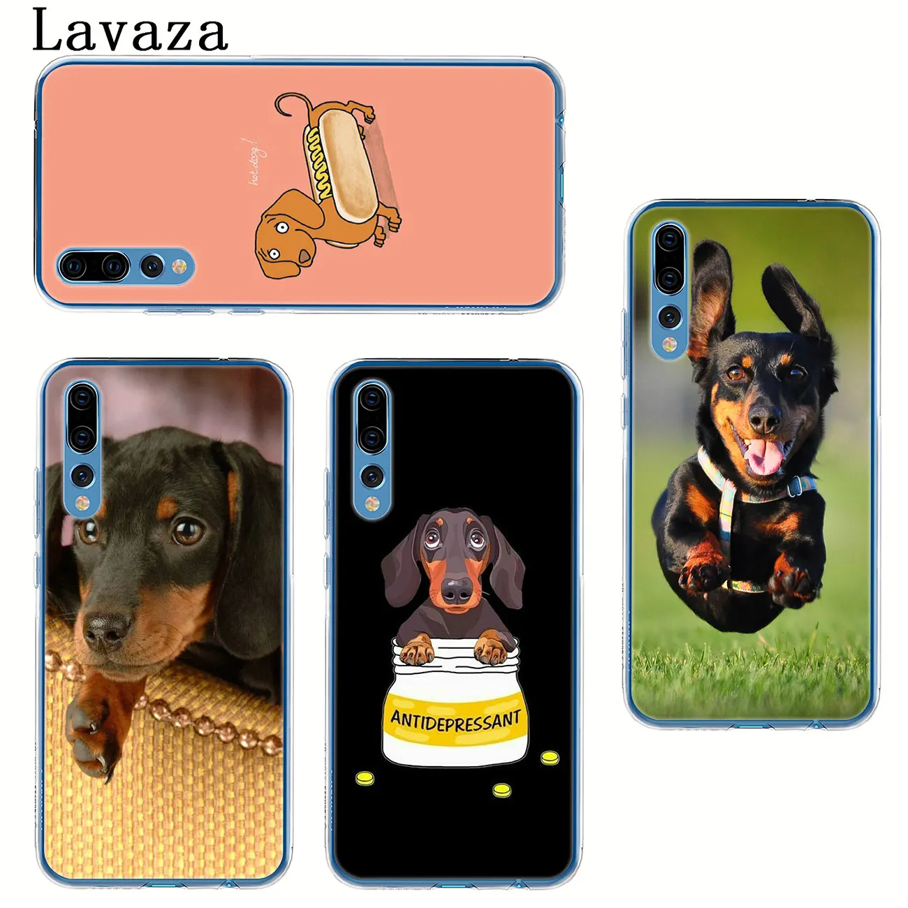 Милый жесткий чехол для телефона Lavaza Такса собаки Huawei P30 P20 P10 P9 Plus P8 Lite Mini 2017 2016 2015 P