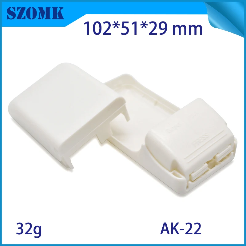 Один кусок diy пластиковые электронные устройства кожух соединение корпуса LED