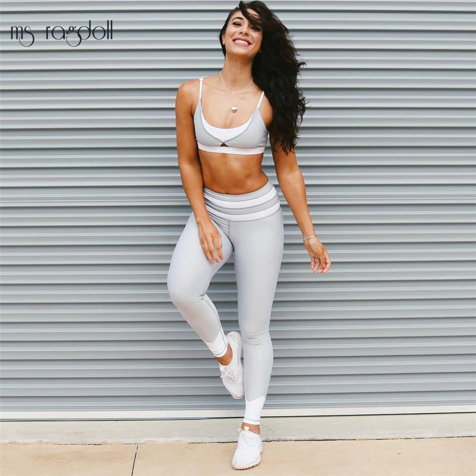 Женские леггинсы для фитнеса обтягивающие эластичные с пуш-ап длинные штаны йоги