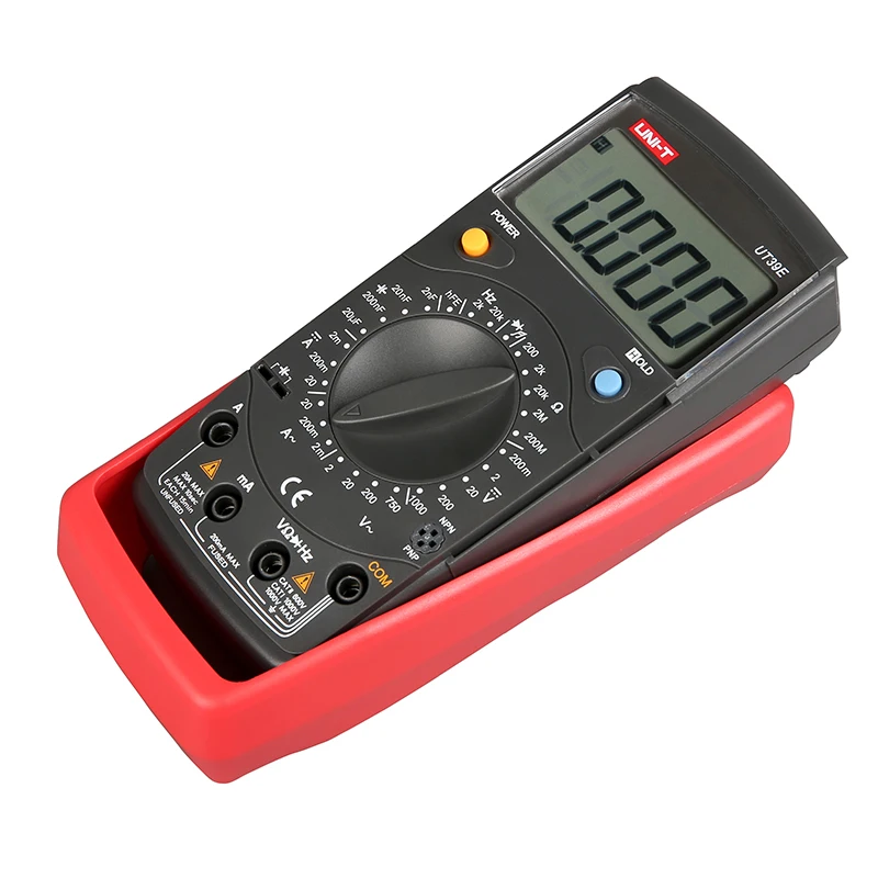 UNI-T UT39E 4 1/2 Manual Range Digital Multimeters Transistor DC AC Volt Ampere Resistance Capacitance Frequency Meter | Инструменты