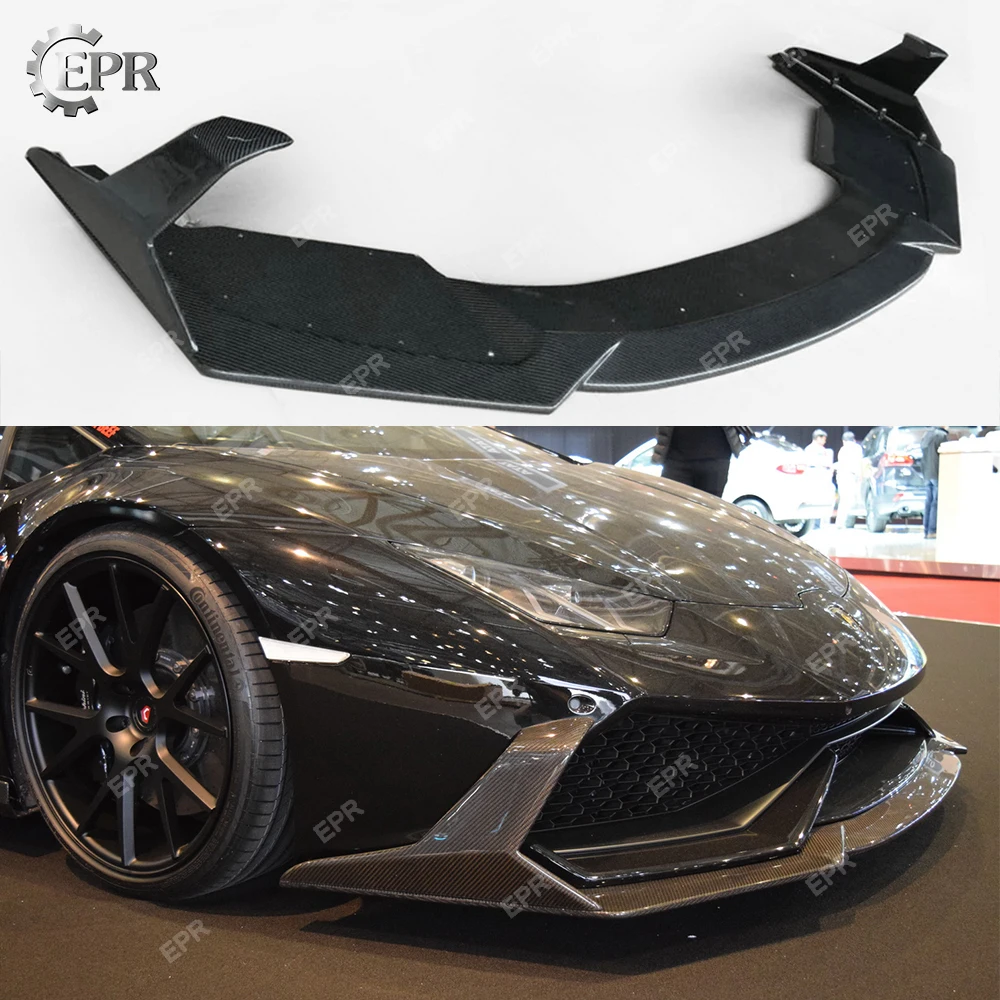 Передняя губа из углеродного волокна для Lamborghini Huracan LP610 (2014 +) стильная передняя с
