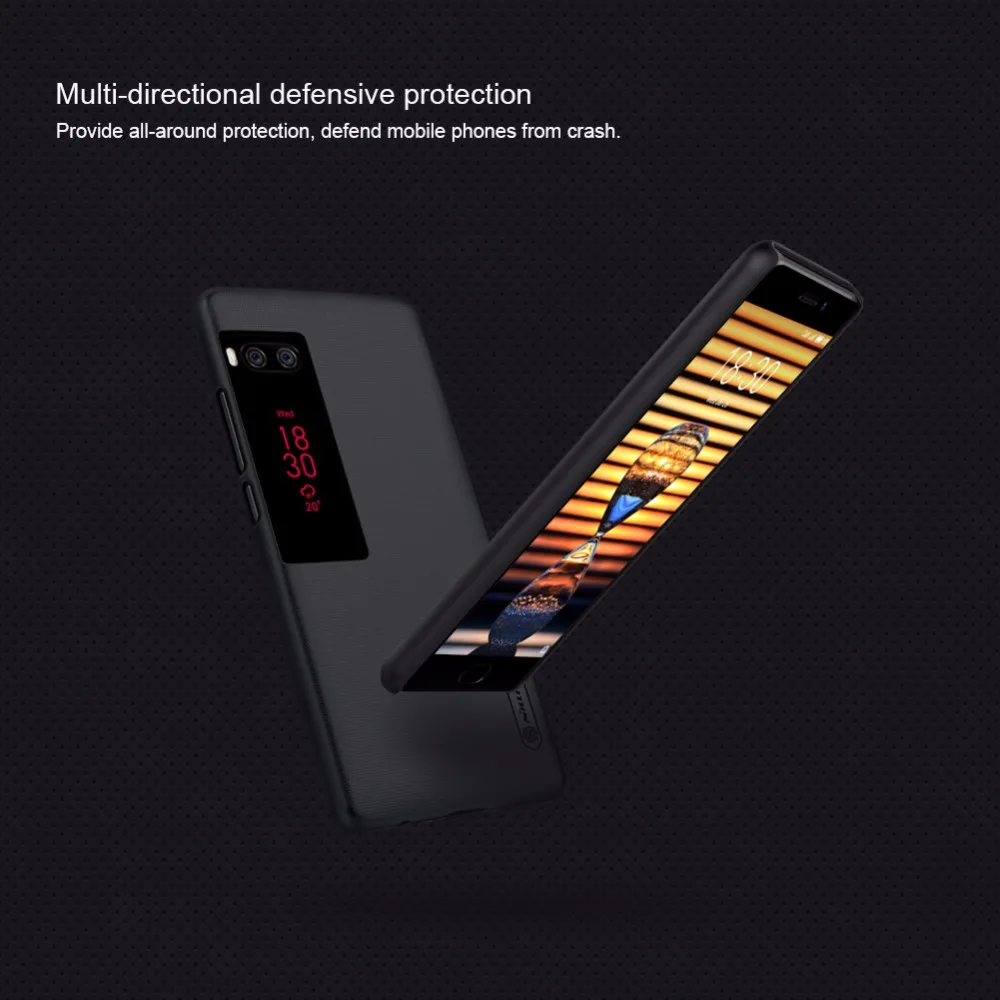 Nillkin For Meizu Pro 7 Plus Case Cover Hard Plastic PC Matte Frosted Pro7 Shockproof Protective |