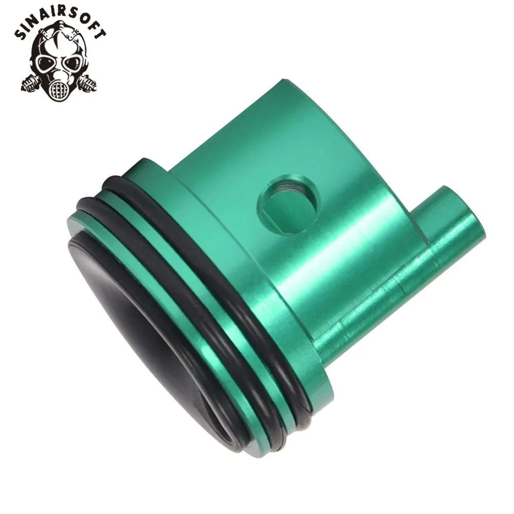 SINAIRSOFT CNC анодированная зеленая сверхтихая головка цилиндра M14 Подходит для Ver.7