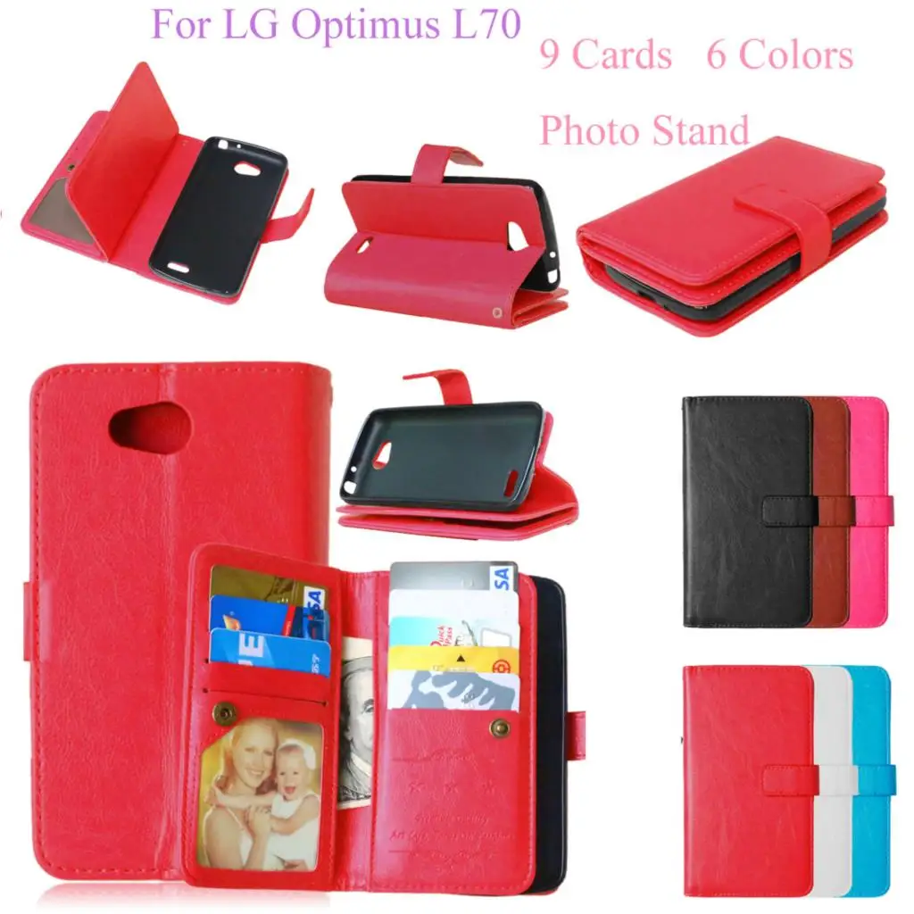 Кожаный чехол для телефона LG Optimus L70 L65 D325 MS323 D329 D320N D285 D280 L 70 65 чехлы из