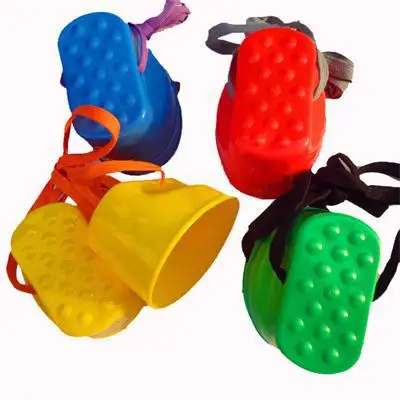 Уличное пластиковое балансирующее обучающее оборудование смайлики прыжки