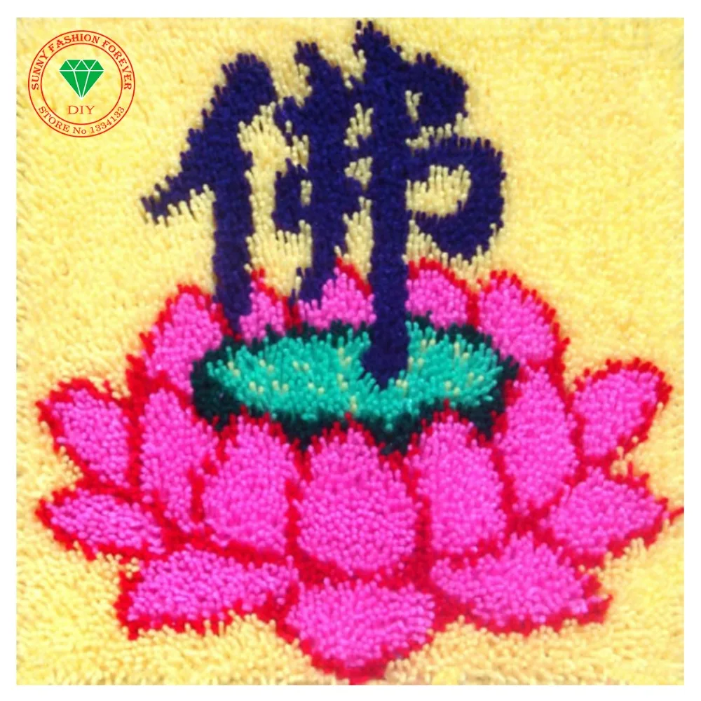

Religion Needlework Cross-stitch carpet cushion Patchwork Pillowcase diy pillowcase embroidery thread Latch hook rug kit Home