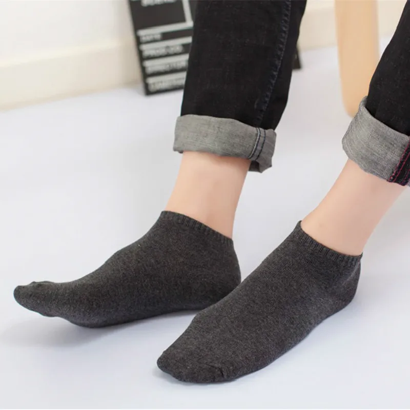 Мужские короткие носки из 100% хлопка больших размеров спортивные Calcetines Hombre Meias