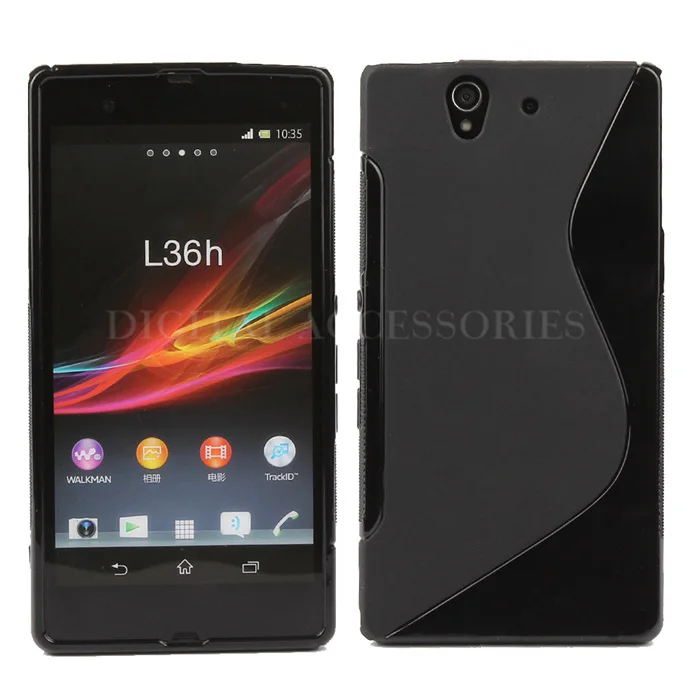 Силиконовый чехол для Sony Xperia Z L36h C6602 C6603 8 цветов S Line тонкий мягкий
