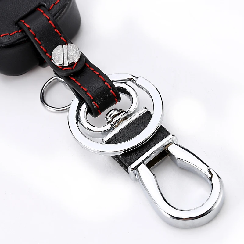 Кожаный чехол для ключей из натуральной кожи Kia ceed cerato sportage 2018 Optima K5 Sportage 3/4 кнопка