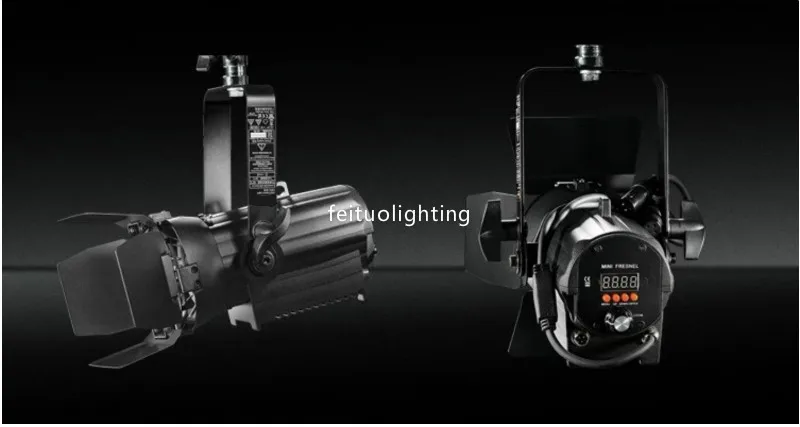 Фото 4/лот литье под давлением алюминий 60 Вт мини WW или CW LED fresnel прожекторы DMX 512 dimmable studio 4/лот литье под давлением алюминий 60 Вт мини WW или CW LED fresnel прожекторы DMX 512 dimmable studio