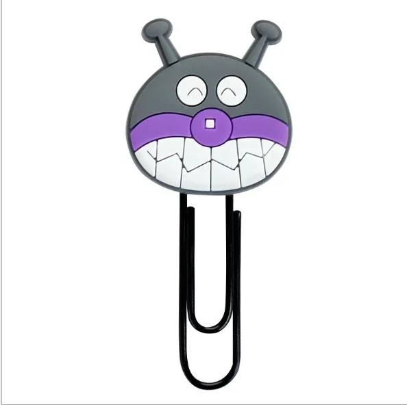 1 шт. рисунки из мультфильма ПВХ Kuromi Pororo Rilakkuma закладки бумажные зажимы студенческие канцелярские принадлежности клипса для заметок детские игрушки подарок