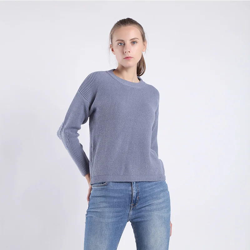 

New style Casual fashion sweater coat Woman's coat Long sleeves Circular collar Suitable for various stature Free size