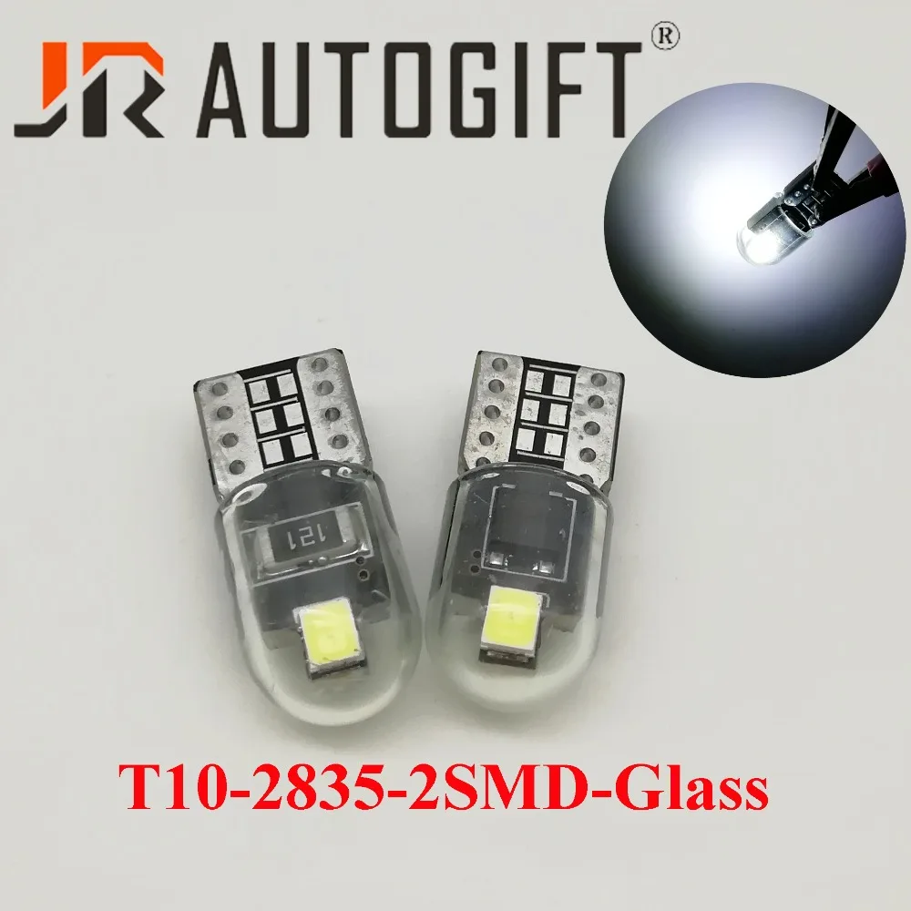 100 шт./лот t10 w5w светодиодные лампы 2SMD 2835 неполярность 194 168 Светодиодные