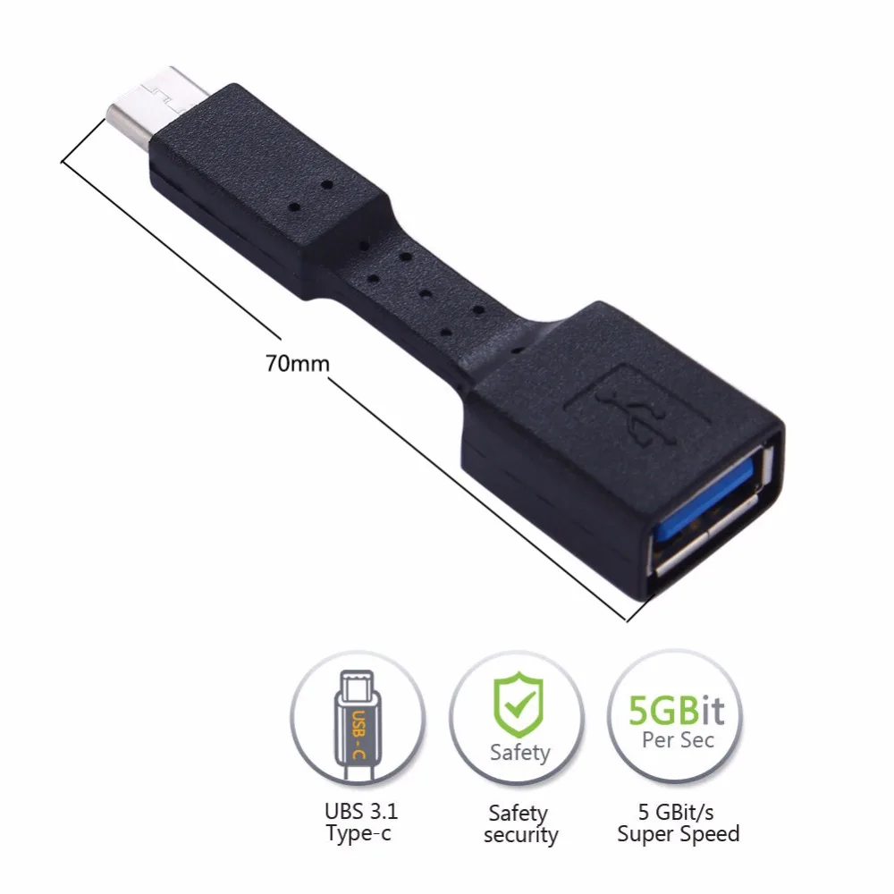 USB-C 3.1 Type C Male to USB 3.0 Cable Adapter OTG Data Sync Charger Charging For Samsung S8 Plus | Электроника