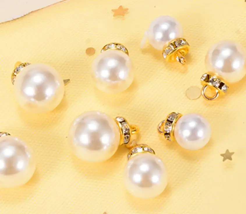 

10,12,14,16mm Imitation Set auger Pearl Beads Charms Pendant For DIY Earrings Jewelry Making Findings Accessories