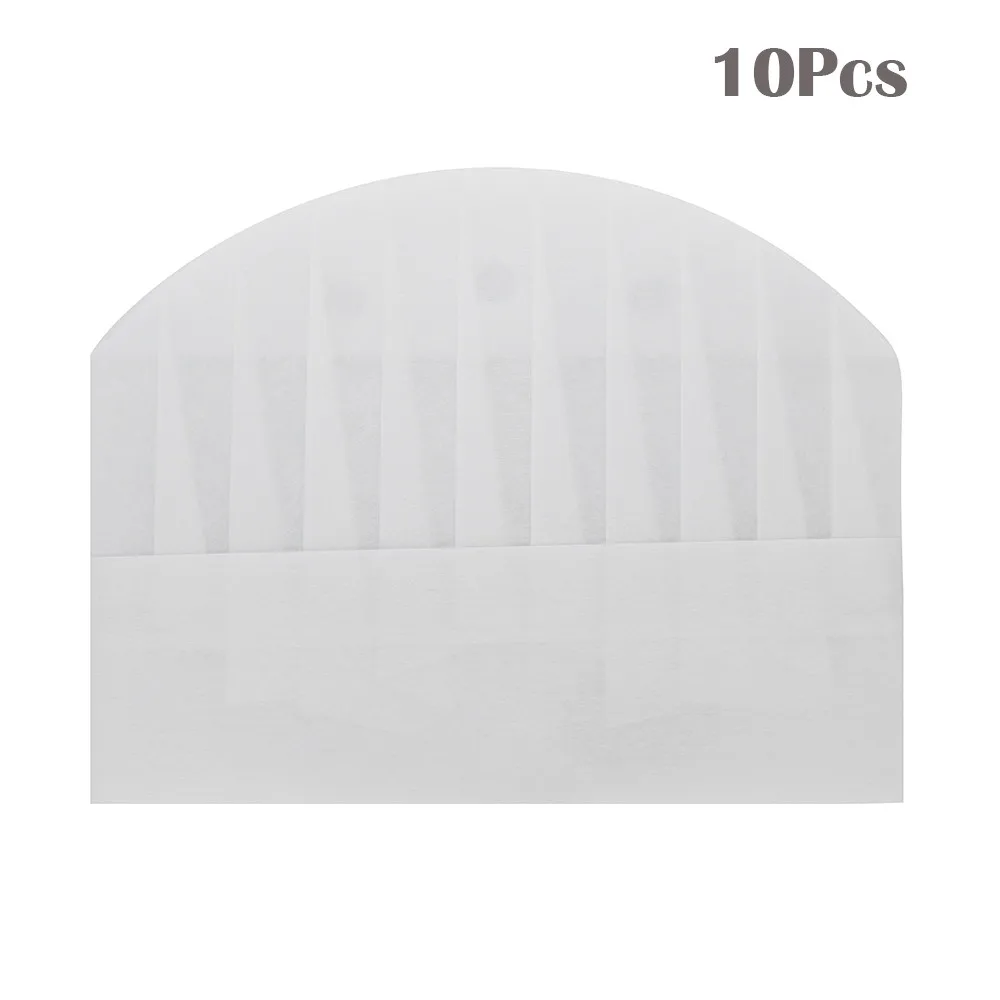 10pcs 1/5/10 шт одноразовые 9 дюймов высокое колпак шеф-повара из нетканого материала регулируемый Для мужчин Для женщин Кухня Бейкер шапки Пособия по кулинарии кафе ресторан Повседневная обувь - Цвет: 10pcs