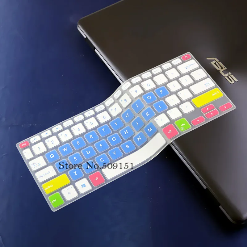 Силиконовый чехол-клавиатура для ноутбука, защитная пленка для Asus S4300 S4300U S4300UN, новинка, ASUS Vivobook S2 14