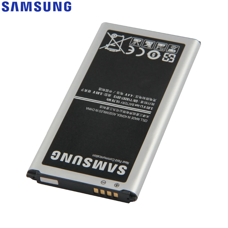 Оригинальная батарея Samsung+ док-станции для Зарядное устройство для S5 G900S 9008W 9006W G900F G900M G9008V 9006V G900FD EB-BG900BBC NFC 2800 мАч