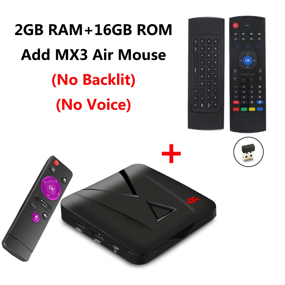 MX10 Mini add MX3 MX10 Мини Android 9,0 ТВ-приставка 2 Гб ОЗУ 16 Гб ПЗУ RK3328 четырехъядерный 2,4 ГГц wifi медиаплеер USB 3,0 H.265 4K HD Смарт-приставка - Цвет: MX10 Mini add MX3