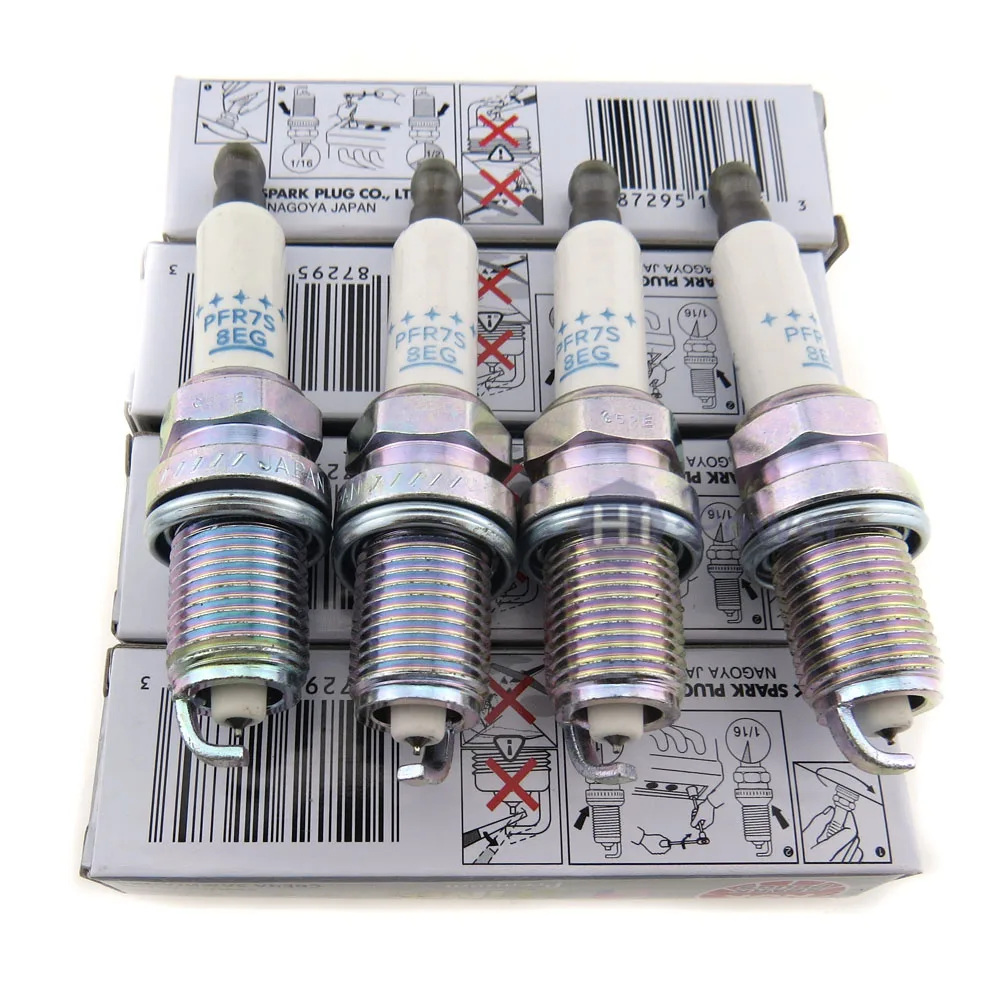 4 шт. PFR7S8EG 06 H905 601Car свечи зажигания для Audi A3 A4 A5 A6 Volkswagen EOS Гольф Mk5 Mk6 06H905601A|Свечи и