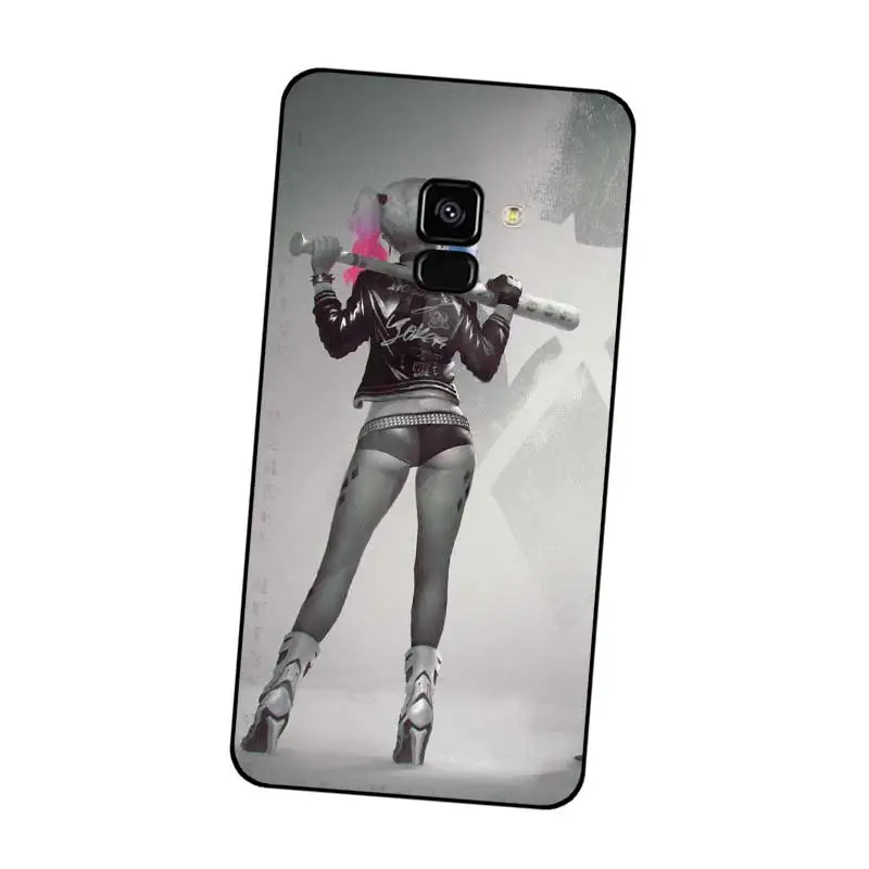 P080 Harley Quinn Black Silicone Case Cover For Samsung Galaxy J2 J3 J4 J5 J6 J7 J8 Pro Plus Prime 2018 2017 |