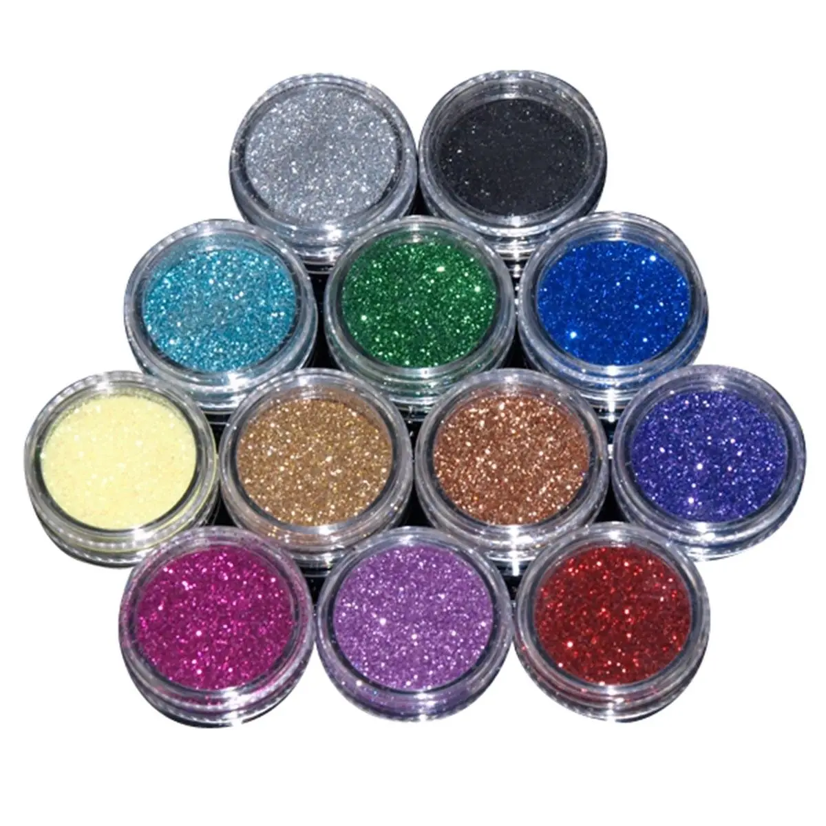 12colors 12 цветов Блестящий пылезащитный порошковый Набор для маникюра Типсы DIY украшения Блестящий акриловый лак порошки жидкости - Цвет: 12colors