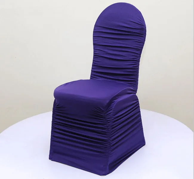 

Marious 50pcs Ruffled Spandex Chair Cover & Wedding Chair Cover Free Shipping