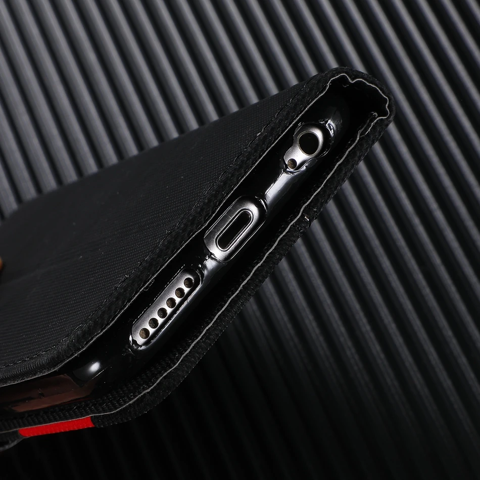 Тканый чехол для iPhone 6 с вышивкой цветной Уникальный флип-кошелек зажимом и