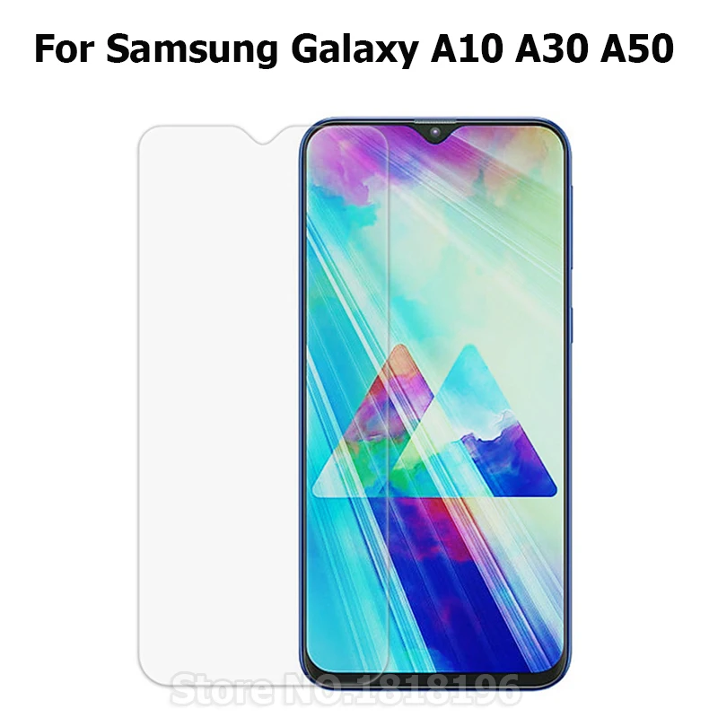 Закаленное стекло для Samsung Galaxy A10 A30 A50, защита экрана 9H, защитная пленка на A 10 30 50 SM A305FD A505FD, фотопленка