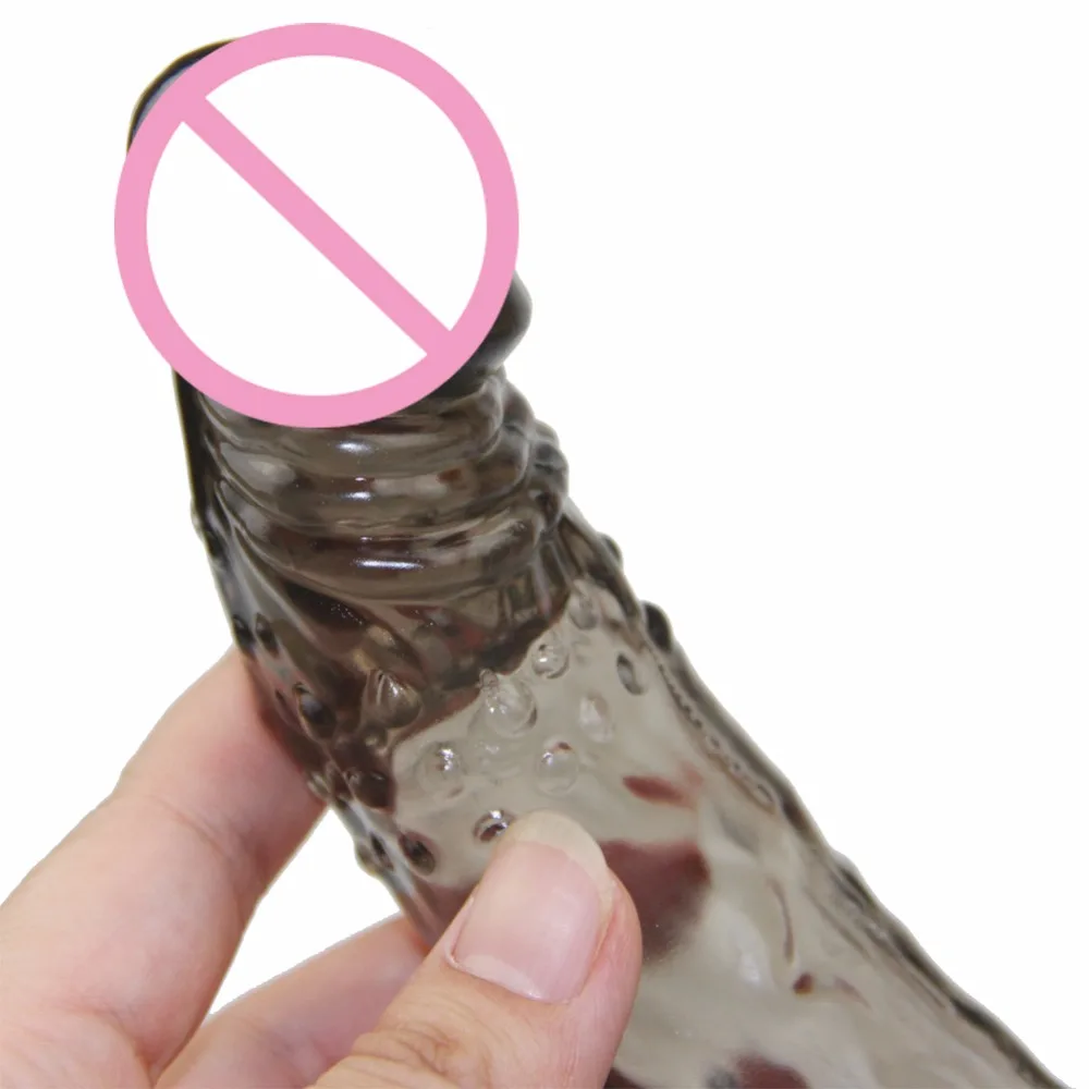 Реалистичный пенис рукав в форме пениса расширитель многоразовый презерватив