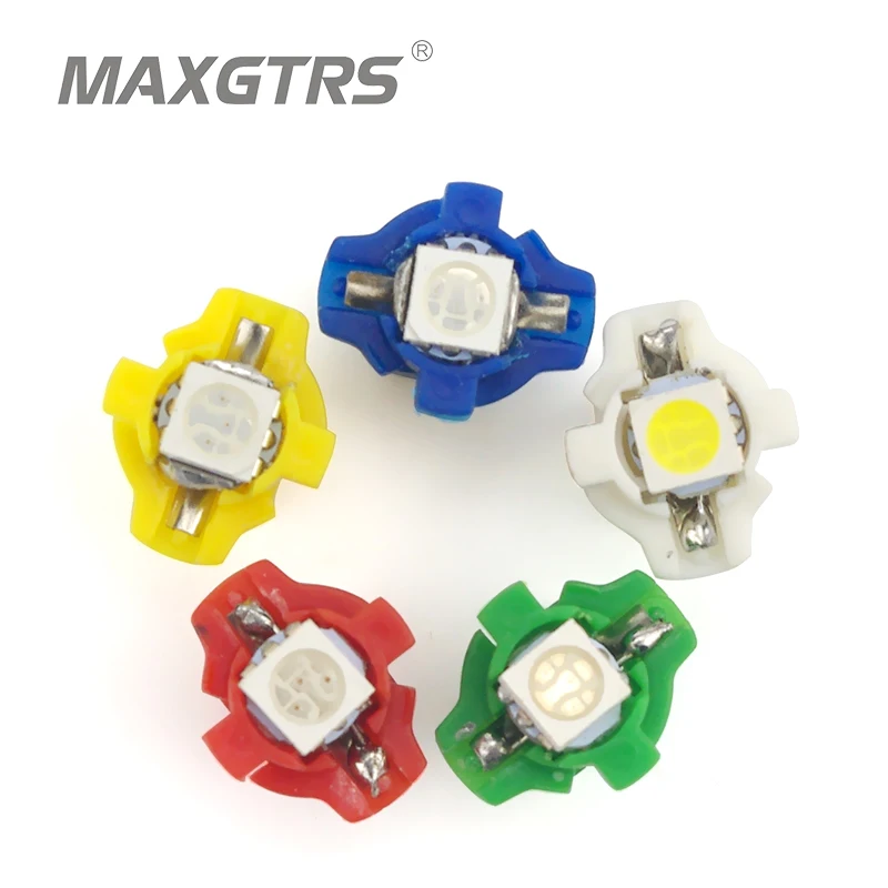 50X Авто T5 B8.3D LED автомобиль 1 B8.3 5050 12В BAX10S Speedo лампа приборная панель инструмент