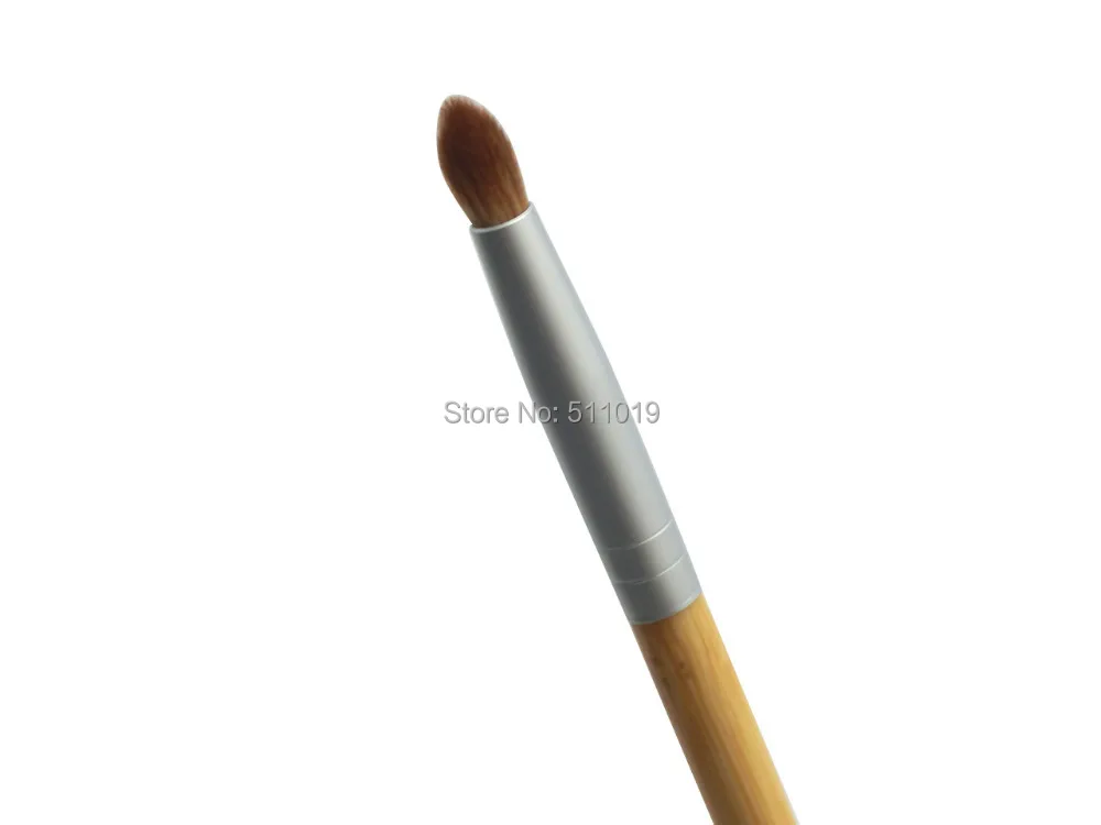 B80 - Small Tapered Blending free shipping OEM white top quality synthetic hair eyeshadow brush applicator | Красота и здоровье