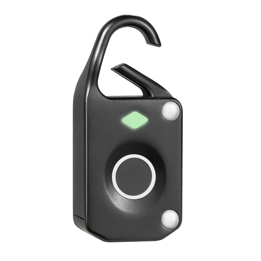 Dikale Перезаряжаемый USB Smart Keyless замок отпечатков пальцев водонепроницаемый