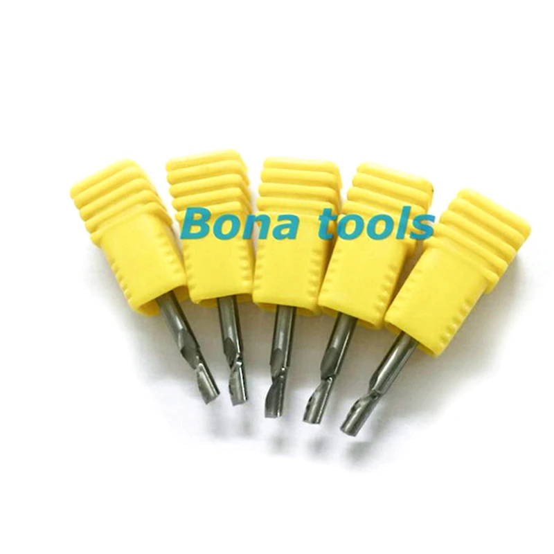 Спиральные Фрезы с ЧПУ одной канавкой 1/8 дюйма 6 мм 5 шт.|cnc router bits|router bitaluminium endmill |