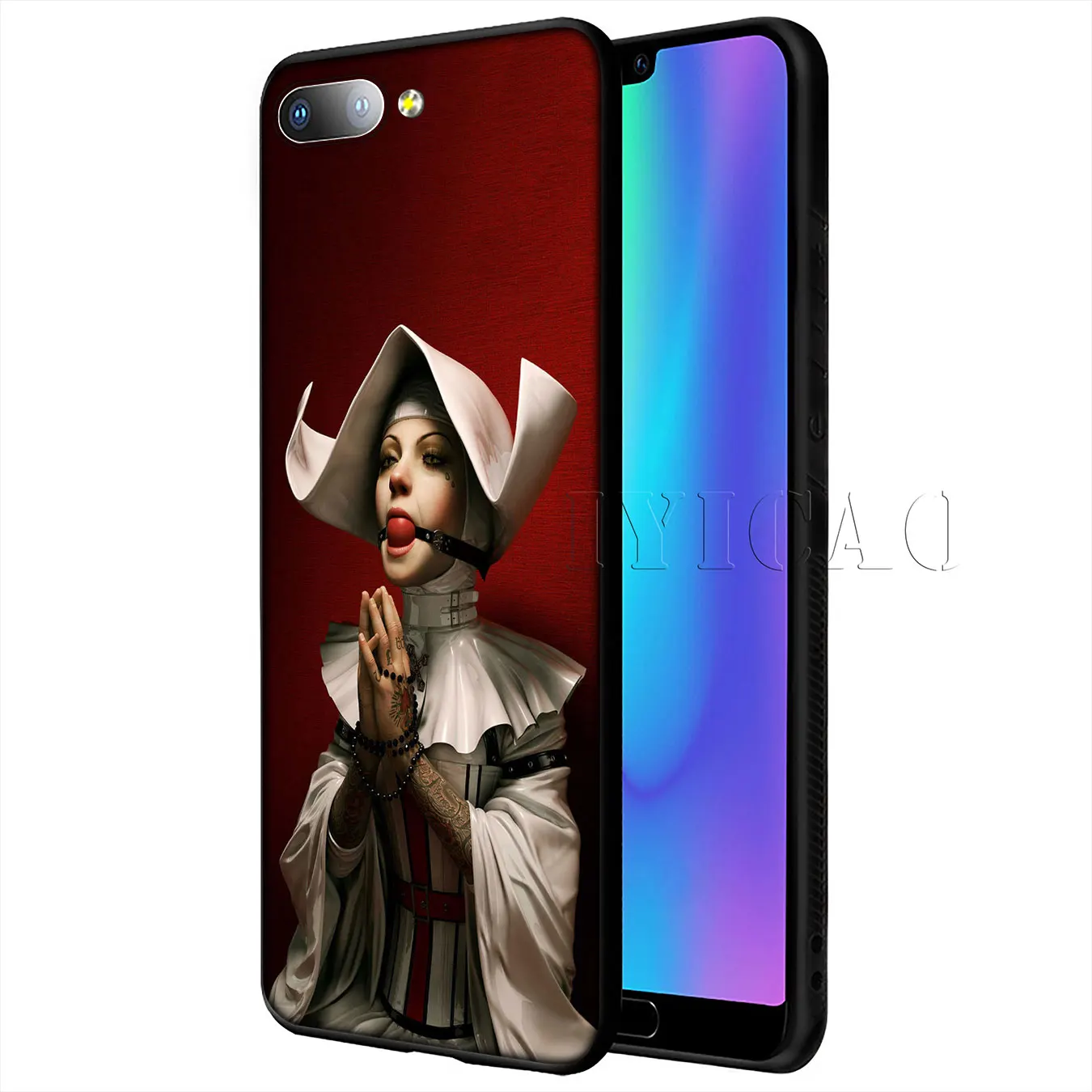 IYICAO Sister nun Модный мягкий силиконовый чехол для Huawei Y9 Y7 Y6 Prime 2019 Honor 20 8C 8X 8 9 9X 10 Lite 7C 7X