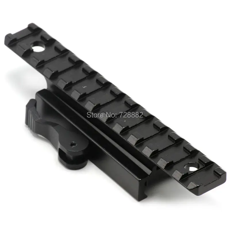 Быстросъемный Адаптер для крепления на рельсах Пикатинни конвертер QD прицела