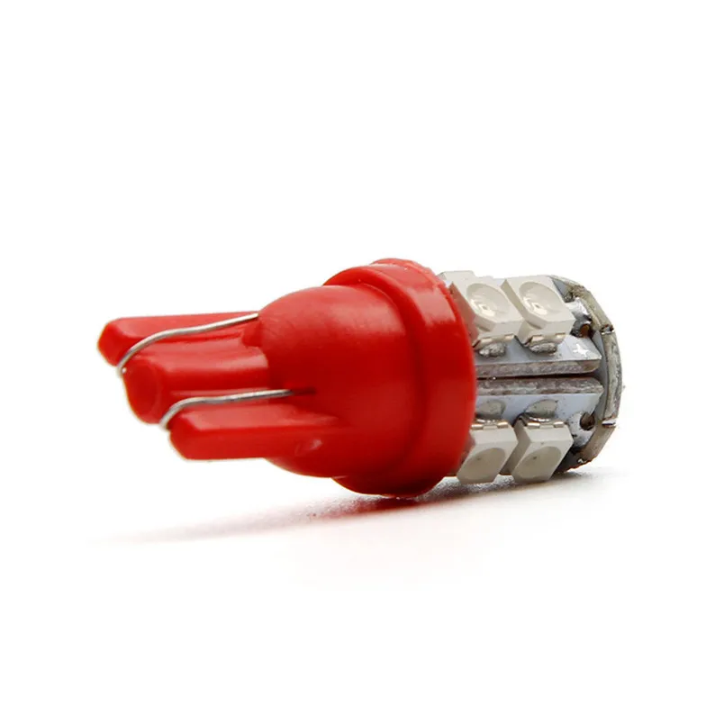 1X теплый белый T10 10 SMD автомобиль боковой Клин Светодиодные лампы W5W 194 168 2825 P30