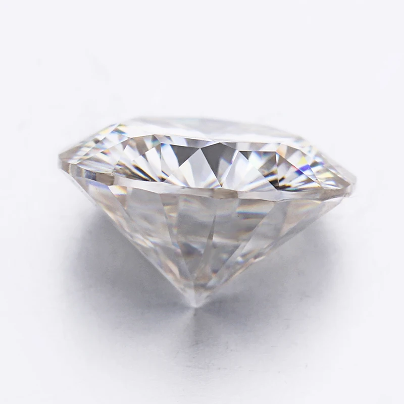 

Super White Round Moissanites Diamond DEF Color 6.5mm 1 carat 16 Hearts and 16 Arrows Cut Moissanites Loose Stones