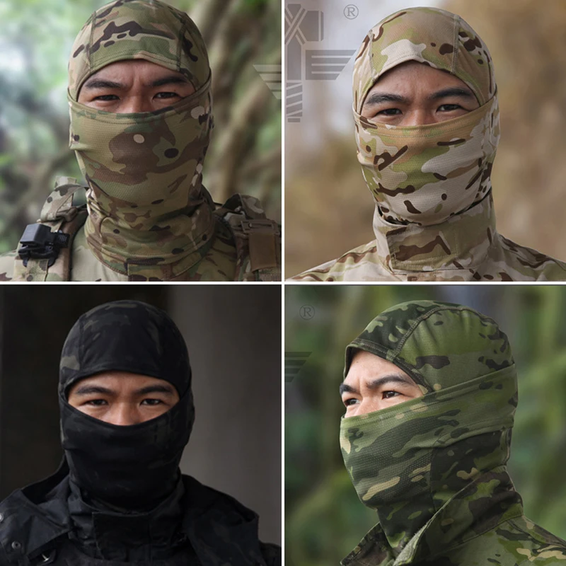 Многофункциональная маска с капюшоном IDOGEAR быстросохнущая пейнтбольная шарф