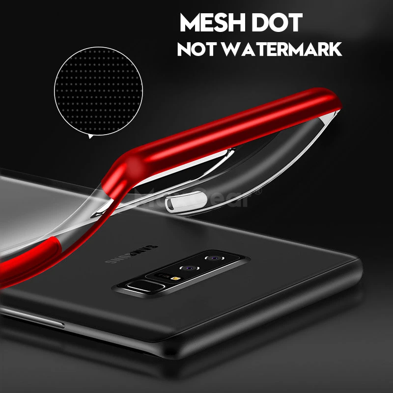 Роскошный прозрачный чехол MaxGear для Samsung Galaxy S6 S7 Edge S8 S9 S10 Plus S10E Note 8 9 | Мобильные