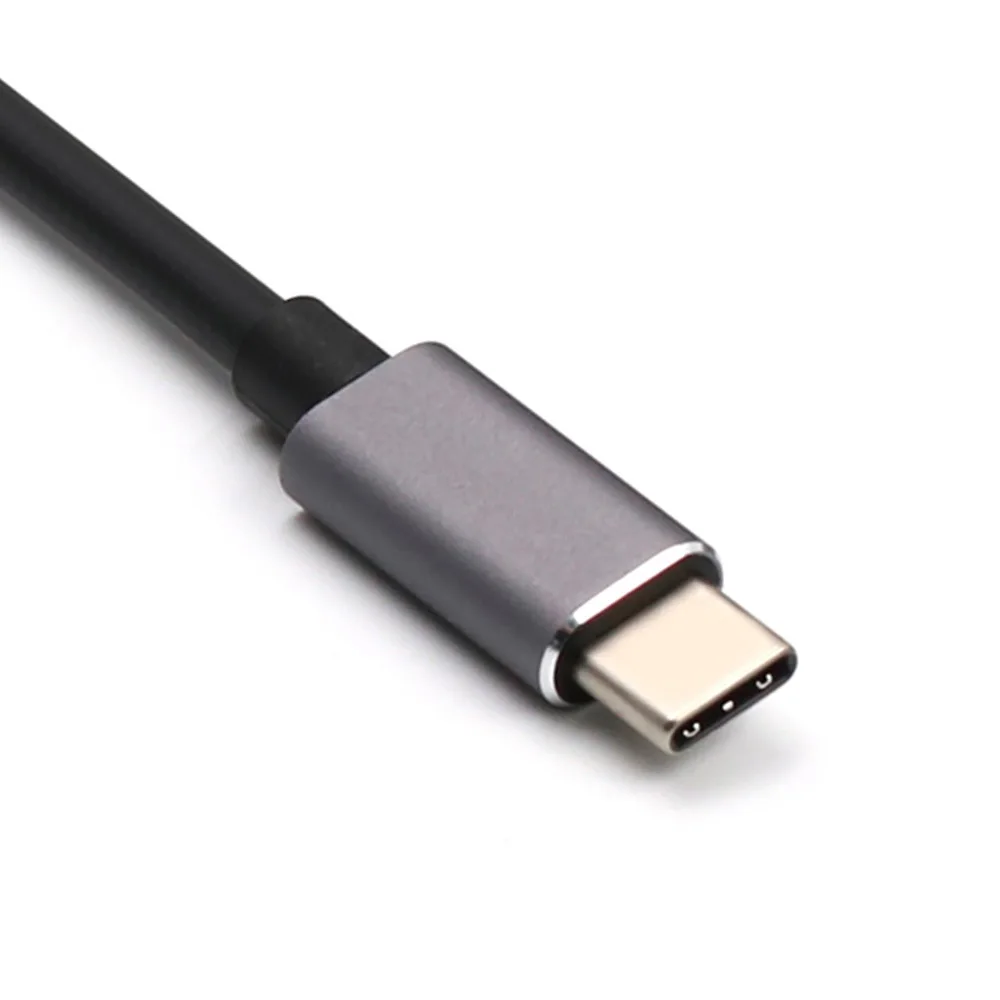 DeepFox SD/TF USB хаб-конвертер 4K HDMI VGA type C USB к RJ45 Lan Ethernet адаптер для Macbook samsung Galaxy S8 matebook X