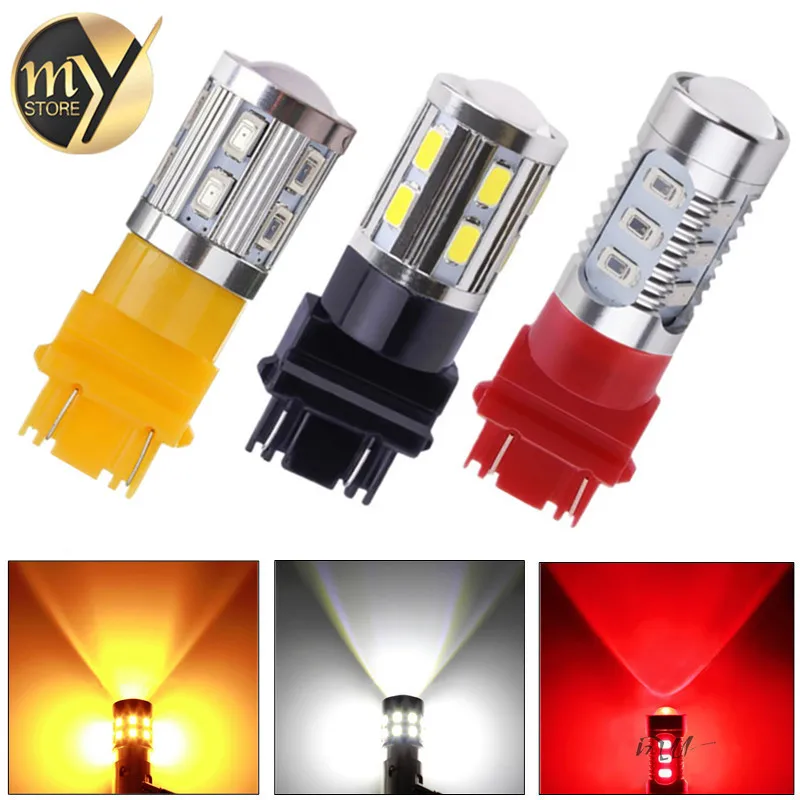 2 шт. Автомобильные светодиодные лампы 3157 3156 P27W T25 12 В|lamp bulb holder|lamp lightbulb stock |