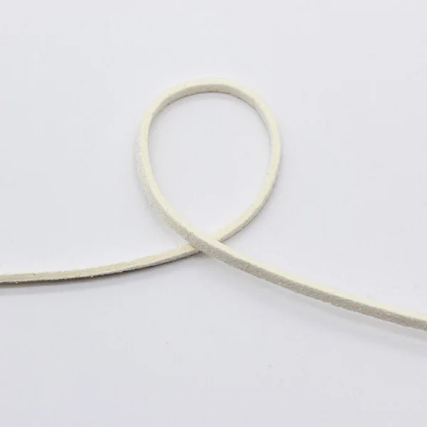 pearl white 10 ярдов плоская Искусственная Замша корейский бархат кожаный шнур DIY веревка нить для браслета ожерелье ювелирные изделия фурнитура декоративные изделия ручной работы - Цвет: pearl white