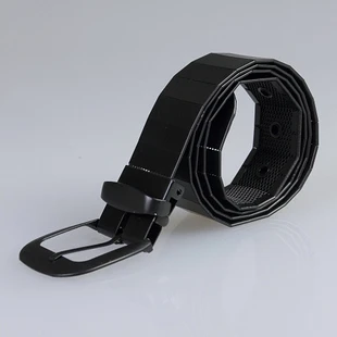 Black CETIRI, новая мода, мужские ремни из металлического сплава для джинсов, ремень с пряжкой/золотой, серебряный, черный, мужские и женские ремни, аксессуары - Цвет: Black
