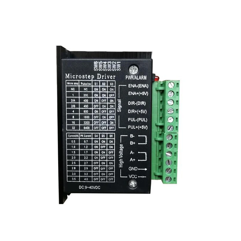 Драйвер шагового двигателя TB6600 5 шт./лот с ЧПУ одноосевой 4A 2/4 фазовые гибридные