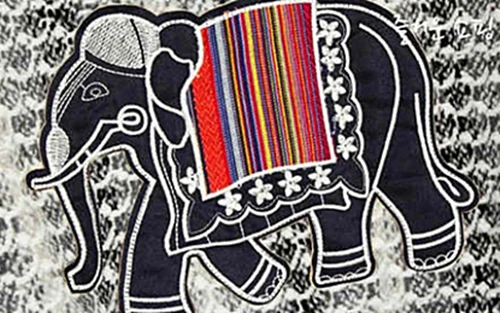 Нашивка С Вышивкой слона в этническом стиле|embroidered patch|patches appliquessewing patch |